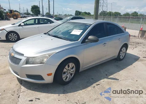 2012 Chevrolet Cruze Ls из США, поврежденный, VIN 1G1PC5SH2C7373972